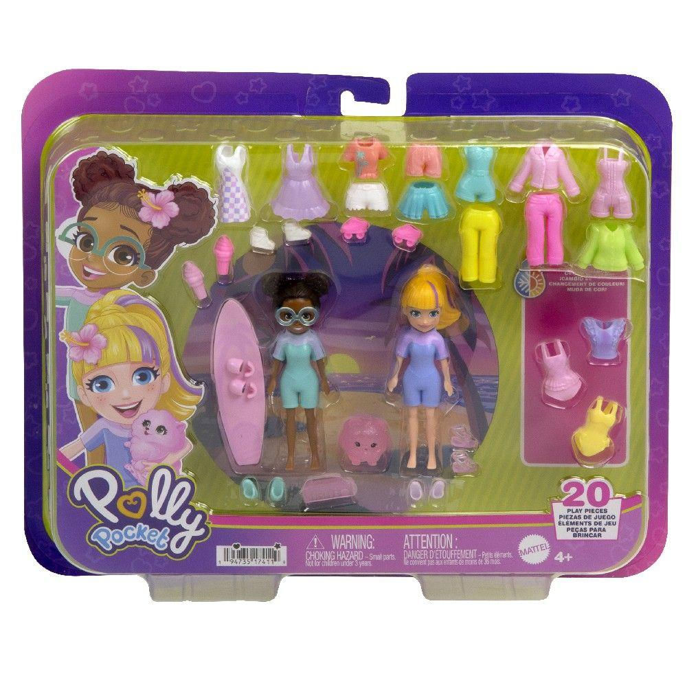 Polly Pocket Pacote de Modas Praiana - Mattel
