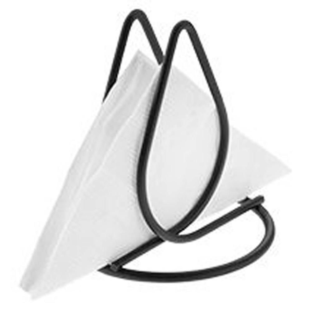 Kit 8 Porta Guardanapos de Papel Pretos Decorativo Para Banc