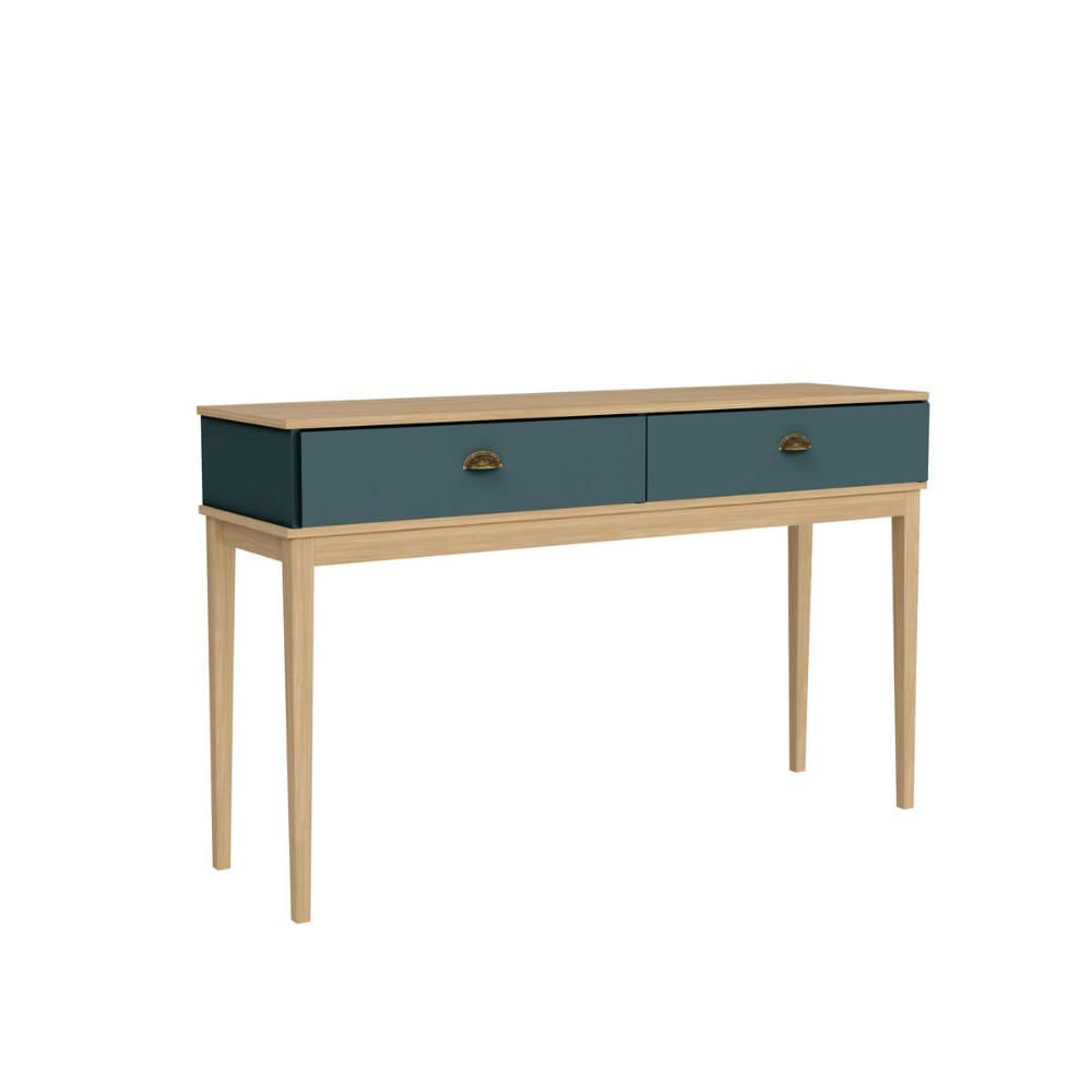 Aparador Colonial com 2 Gavetas MDP 136x41x83cm Mel Petroleo MB 1026 Movelbento