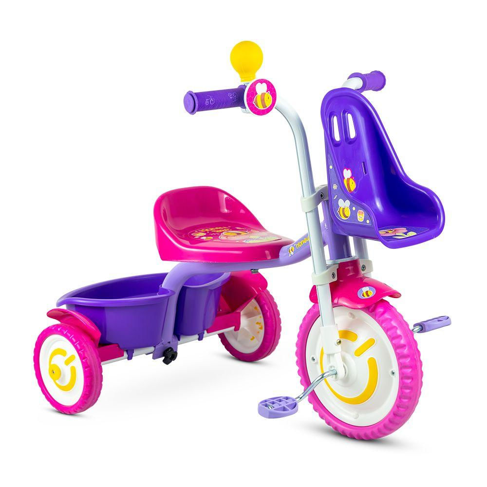 Triciclo Honey Bee com Cadeirinha - Nathor