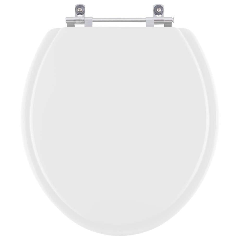 Tampa De Vaso Sanitario Poliester Iris Branco Para Bacia Mari