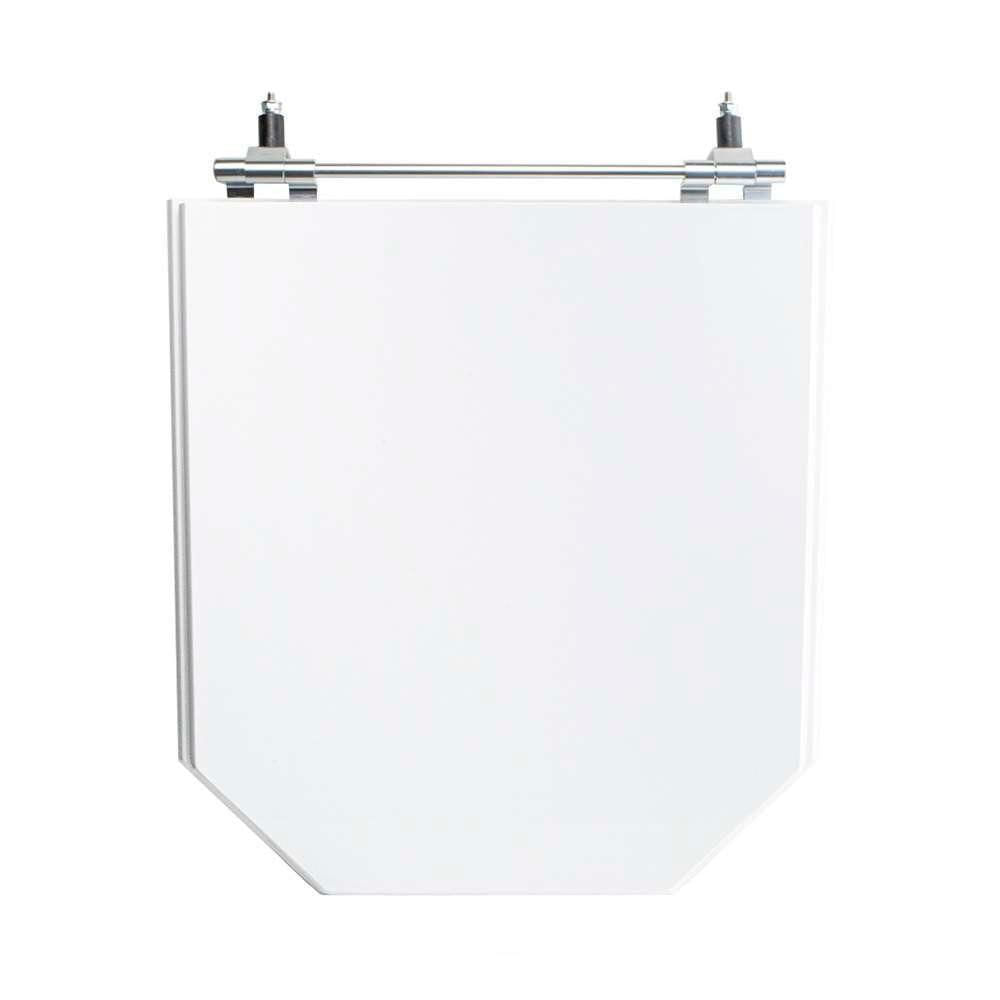 Tampa Vaso Sanitário Madeira Laqueada Atrium Branco Para Bacia Incepa