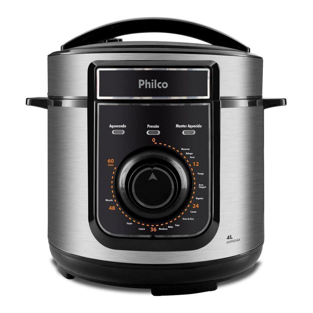 Panela De Pressão Elétrica Philco 4L 14 Funções PPPE04A 110V
