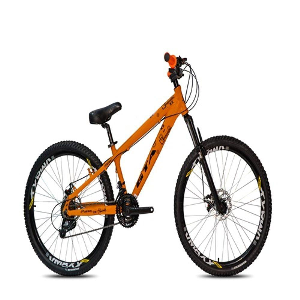 Bicicleta Aro 26 Freeride Gta Rebel Laranja 21v Aro Vmaxx