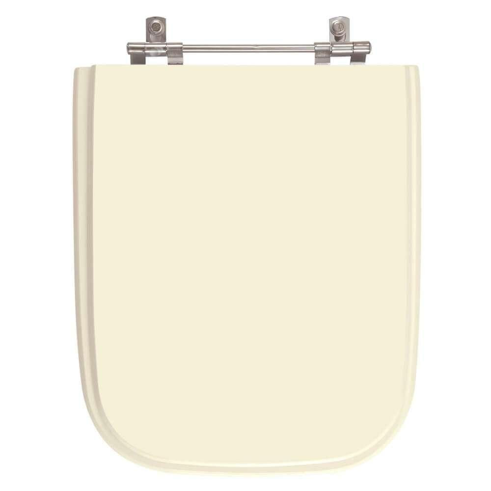 Tampa De Vaso Poliester Tivoli Bege Claro Para Bacia Ideal Standard