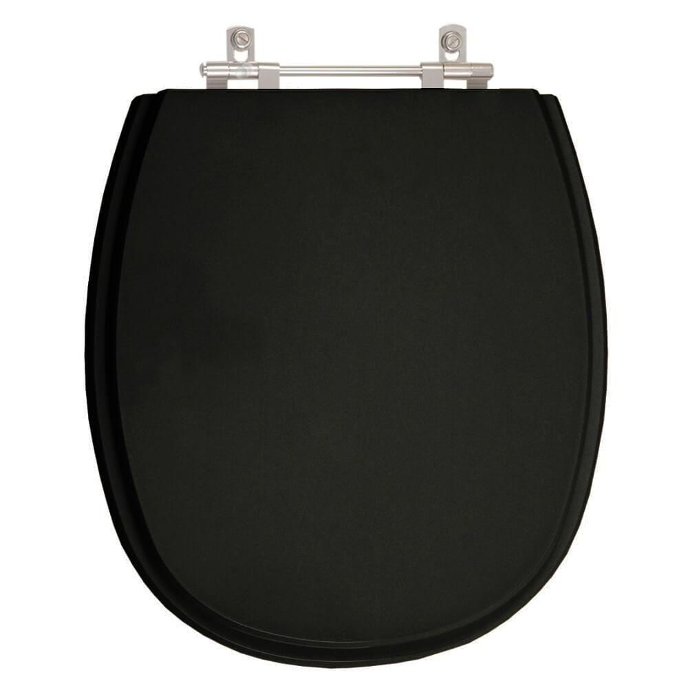 Tampa De Vaso Acrilico Aspen Preto Para Bacia Deca 6lpf