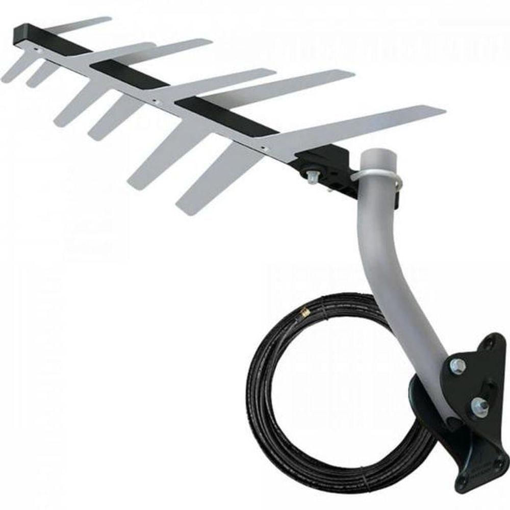 Antena Externa Tv 2 Em 1 Uhf/hd Com Cabo Full Hd Dtv1500...