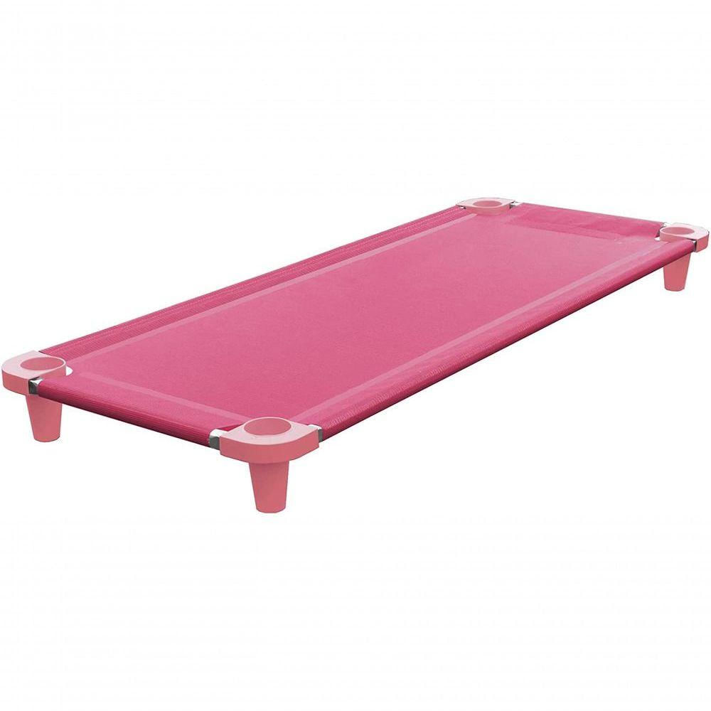 Kit 2 Caminha Empilhavel Acrimet Soneca Creche 713 Rosa