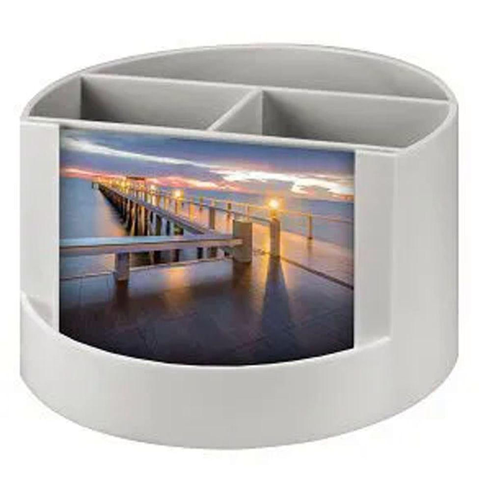 Mix Organizer Pessoal Com Porta Foto Acrimet 958 Branco