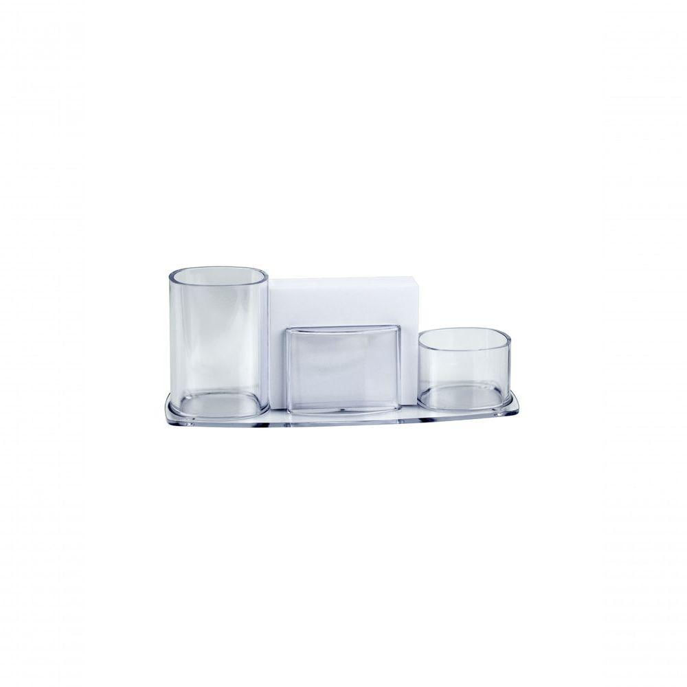 Organizador De Mesa Com Papel Acrimet 740 Cristal