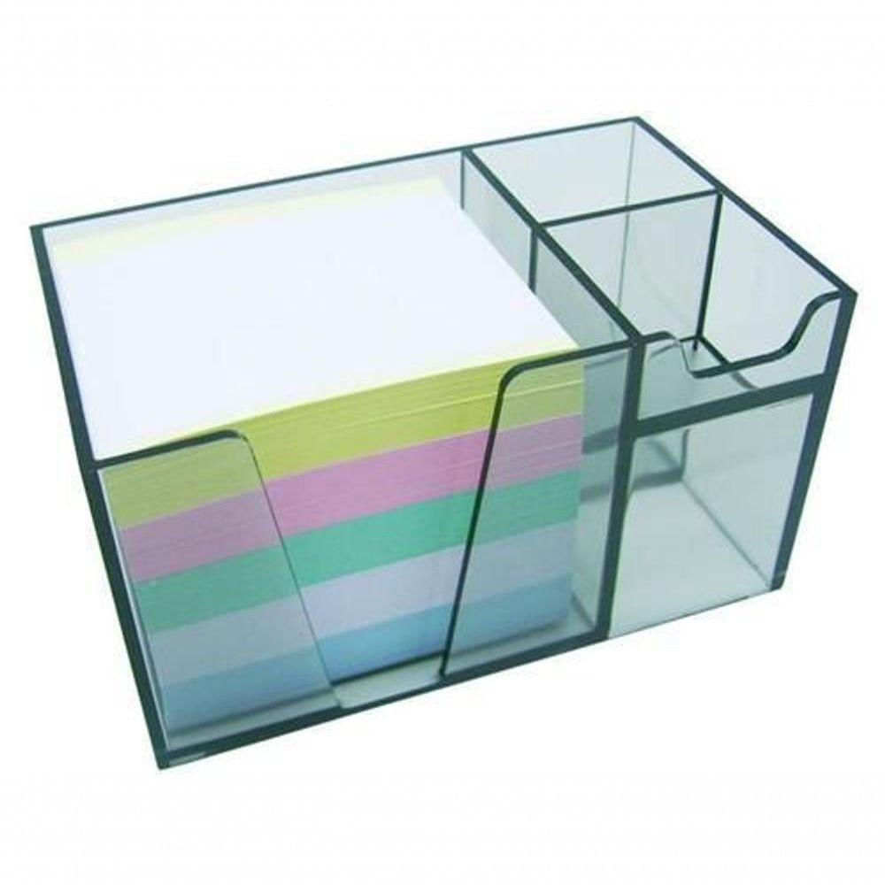 Organizador Mesa Acrimet Com Papel Colorido Acrimet 956 Fume