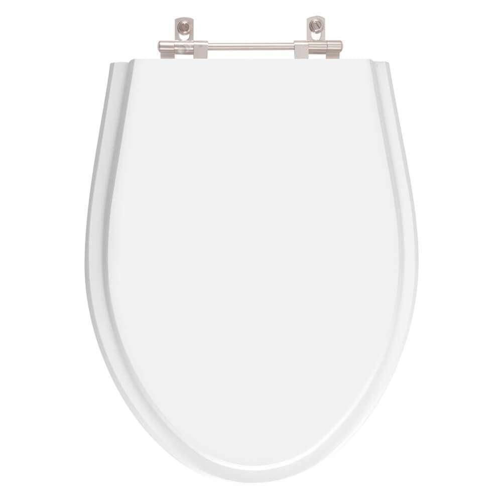 Tampa De Vaso Em Mdf Victoria Branco Para Bacia Ideal Standard