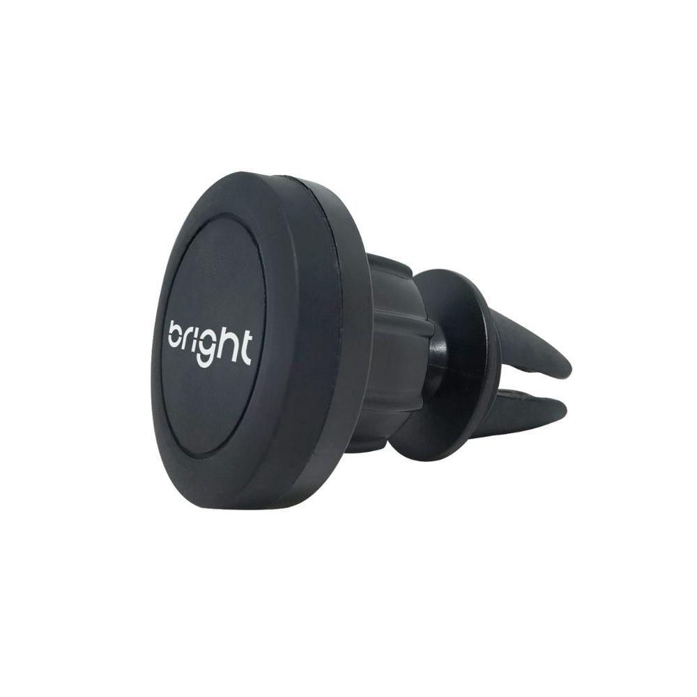 Suporte Celular Veicular Magnetico C- Articulacao Ac593 Preto Bright