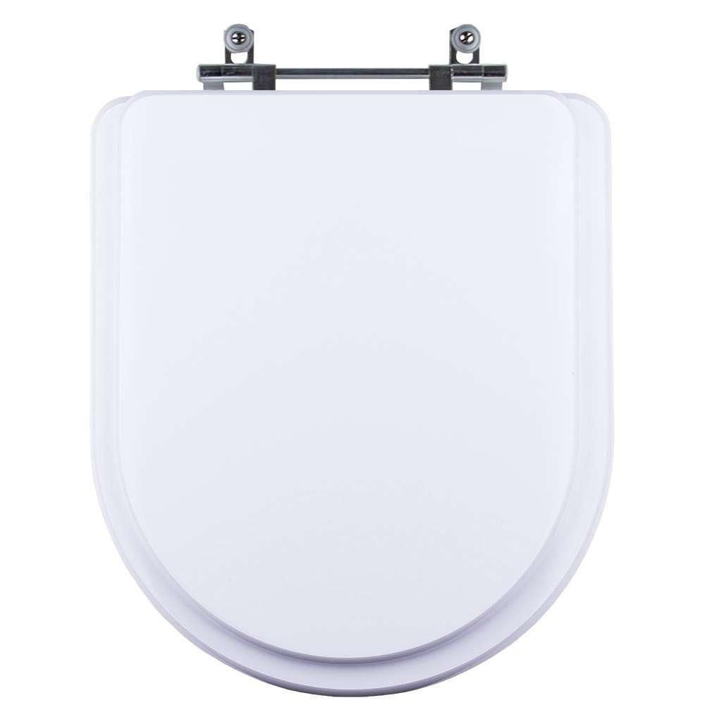 Tampa Vaso Sanitário Poliester Acrilico Level Branco Para Bacia Deca