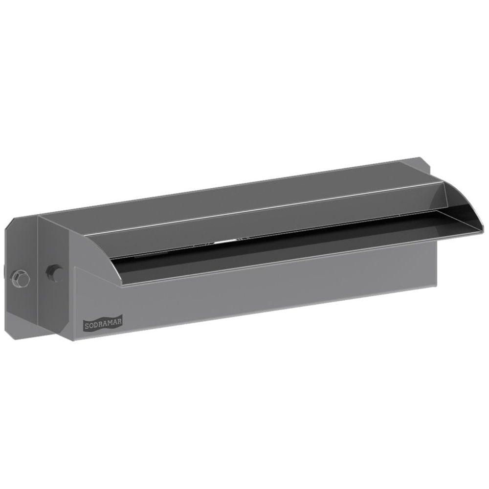 Cascata De Parede Para Piscina Pratic Naburi 1 Metro Em Aço Inox 304 - Sodramar