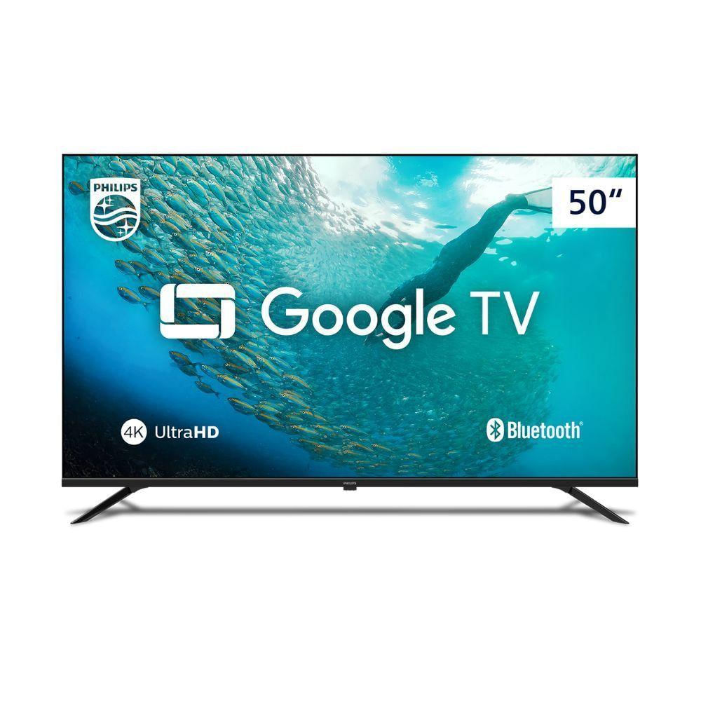 TV Philips Smart Google TV 4K HDR 50 50PUG7019 Preto Bivolt