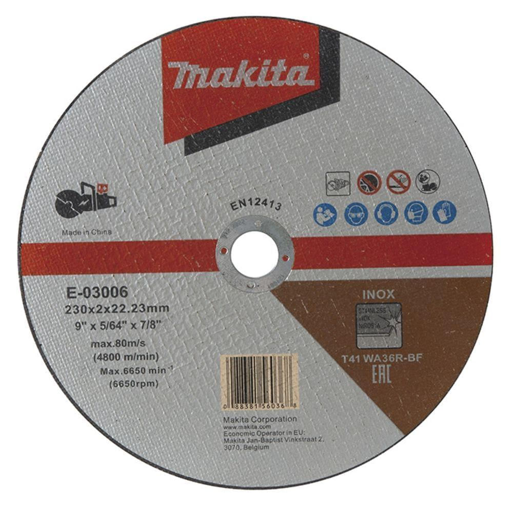 Disco De Corte 230 Mm X 2 Mm X 22.23 Mm Makita