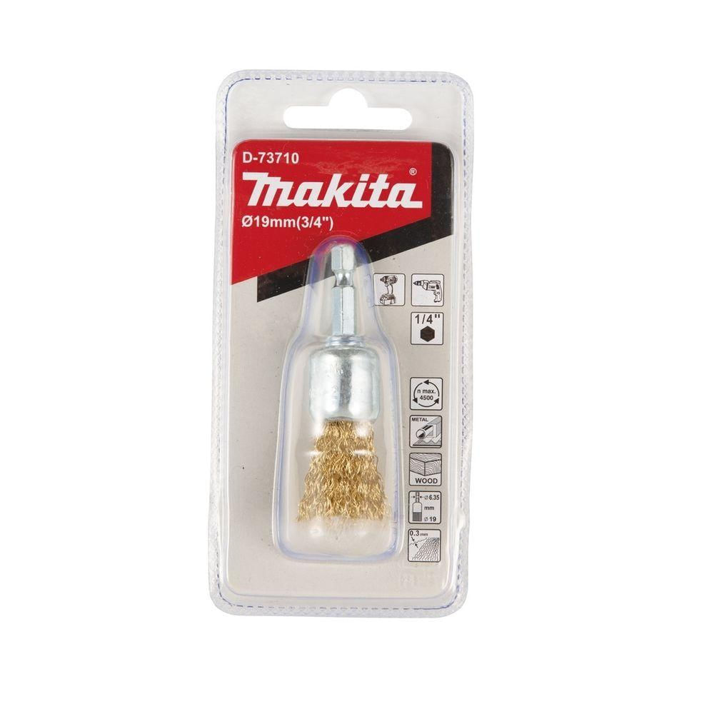 Escova De Aço Tipo Pincel 19 Mm Makita