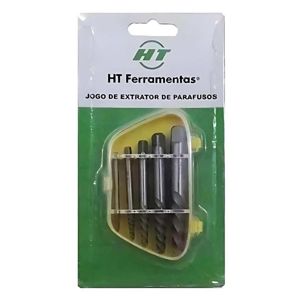 Jogo Extratores De Parafusos - 5 Pçs - Ht Ferramentas
