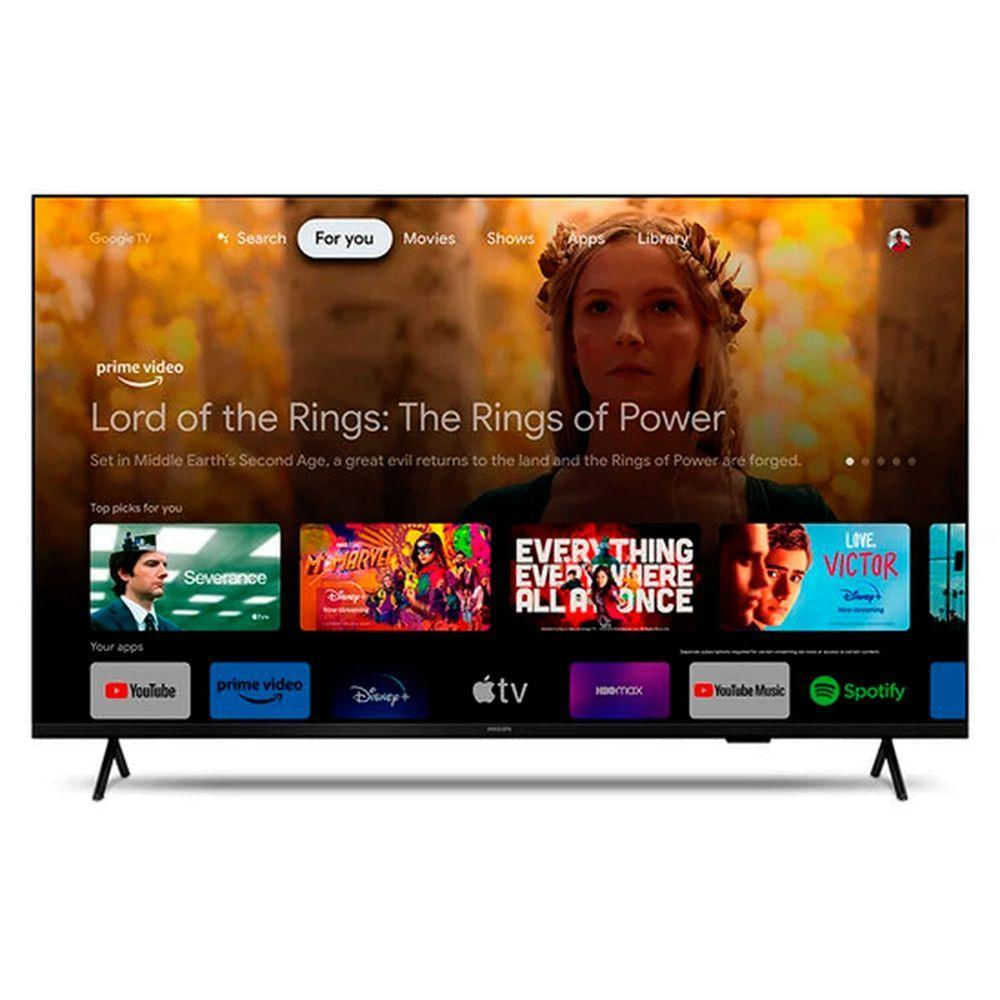 TV Philips 70" 70PUG7408/78 Smart 4K Wi-Fi com Comando de Voz Preto – Bivolt