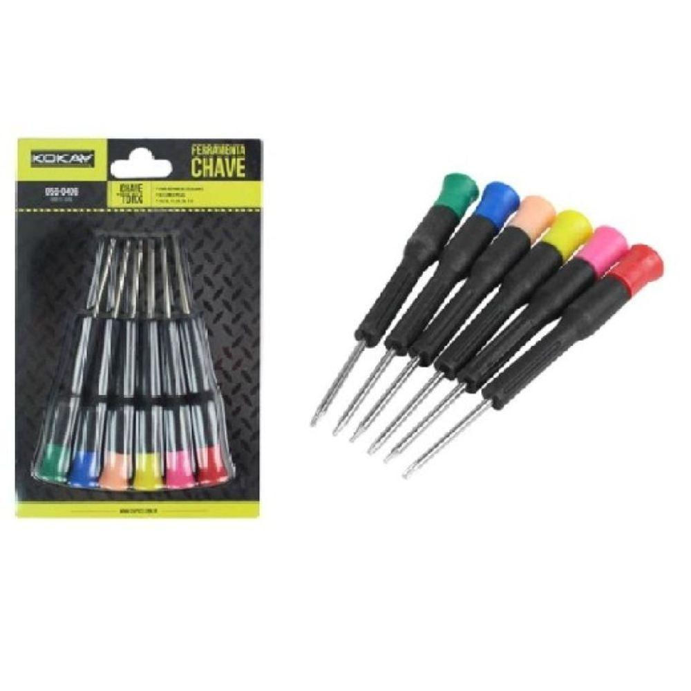 Ferramenta Chave Torx Para Celular Com 6 Peças