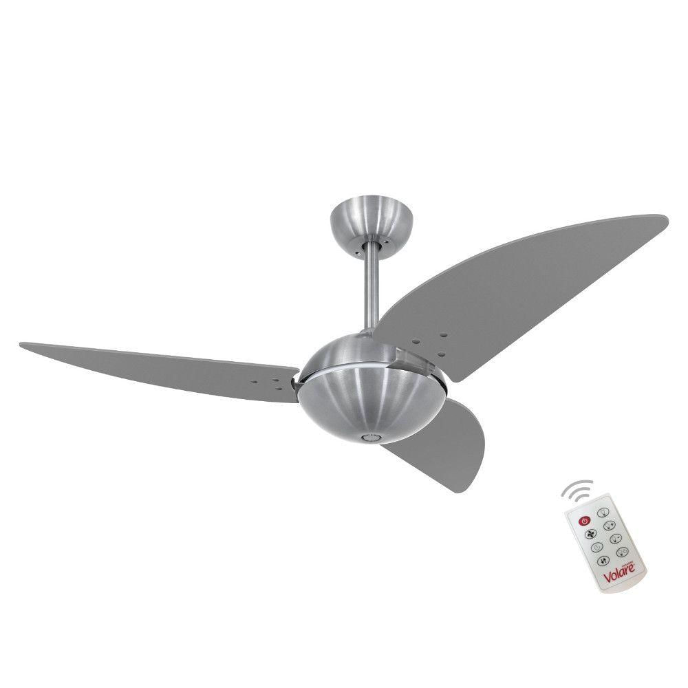 Ventilador Off Clear Titanio 220V E Controle Remoto