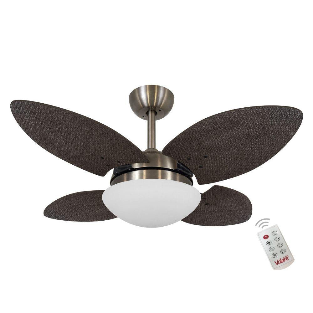 Ventilador Lil Prince Premium Tabaco 127V E Controle Remoto
