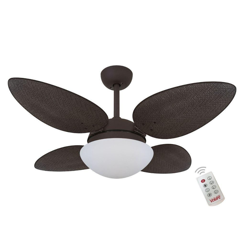 Ventilador Premium Tabaco 220V E Controle Remoto