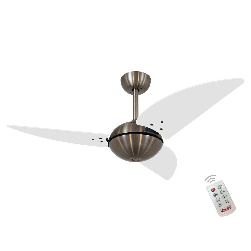 Ventilador Volare Office Class Branco 127V E Controle Remoto