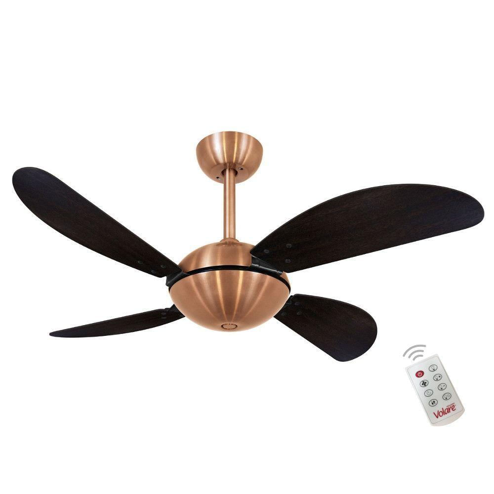 Ventilador Volare Fly Off Tabaco 220V E Controle Remoto