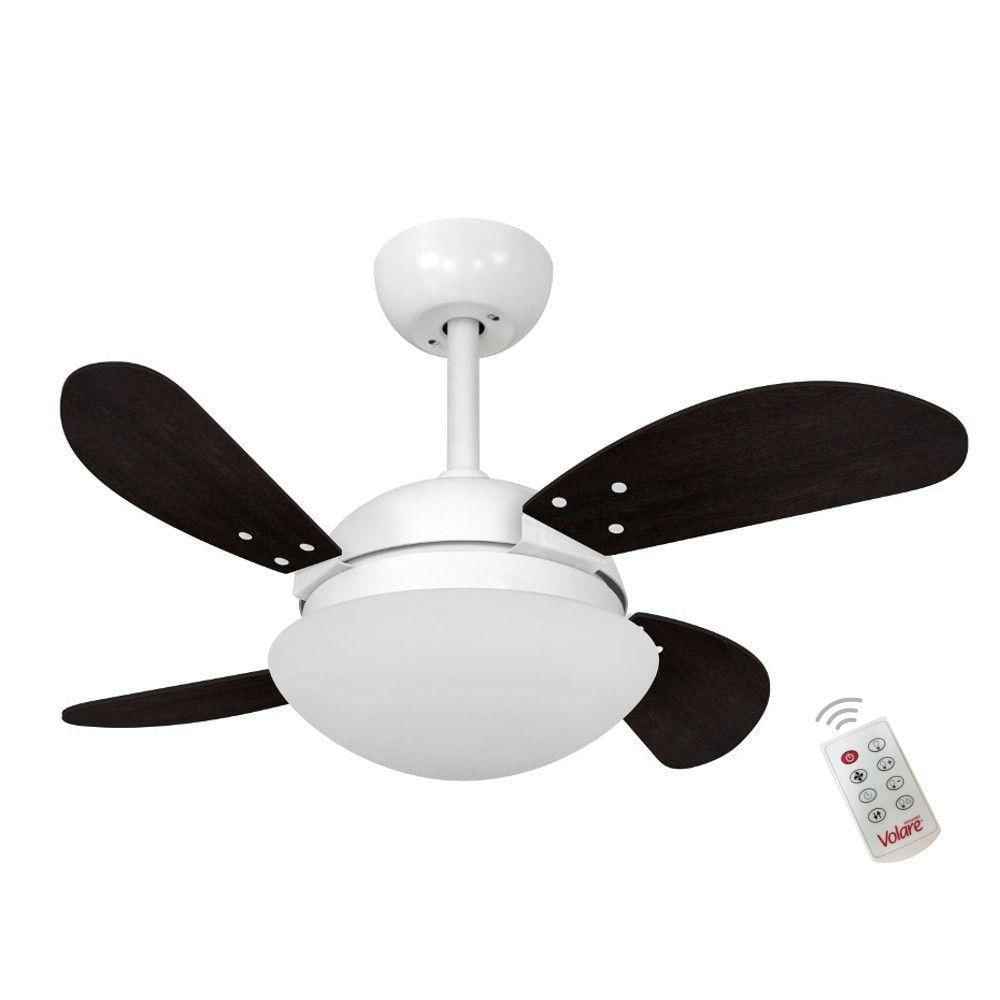 Ventilador Volare Fly Mini Tabaco 127V E Controle Remoto