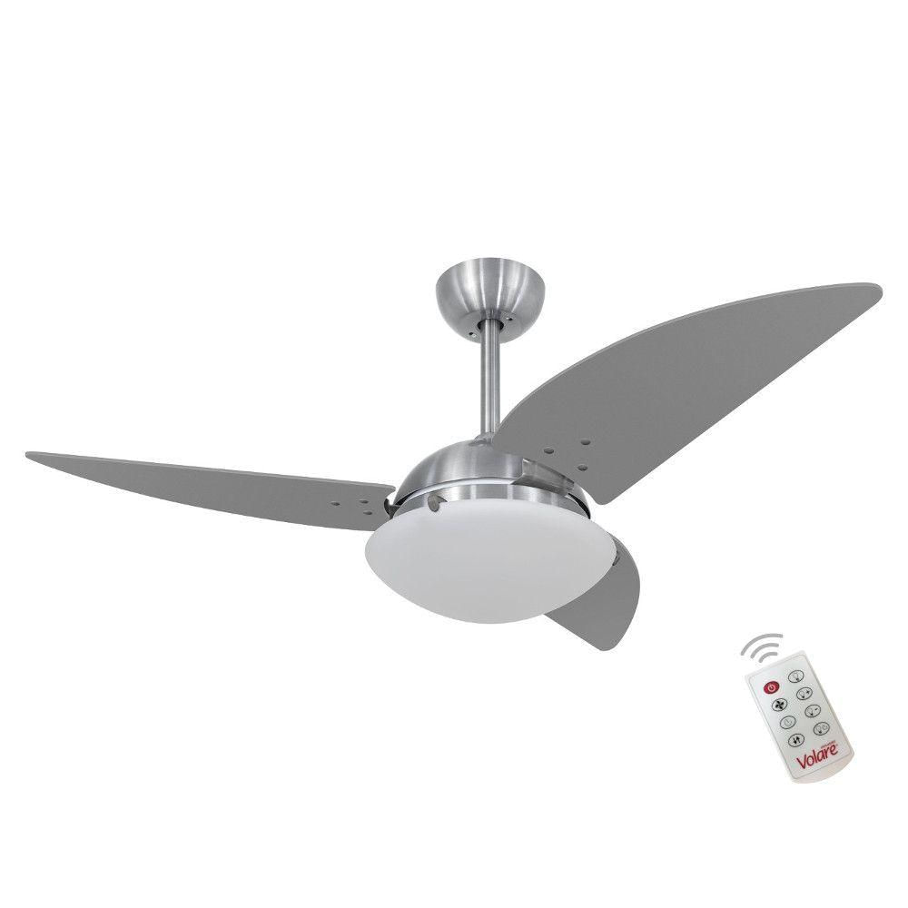 Ventilador Volare Class Titanio 220V E Controle Remoto