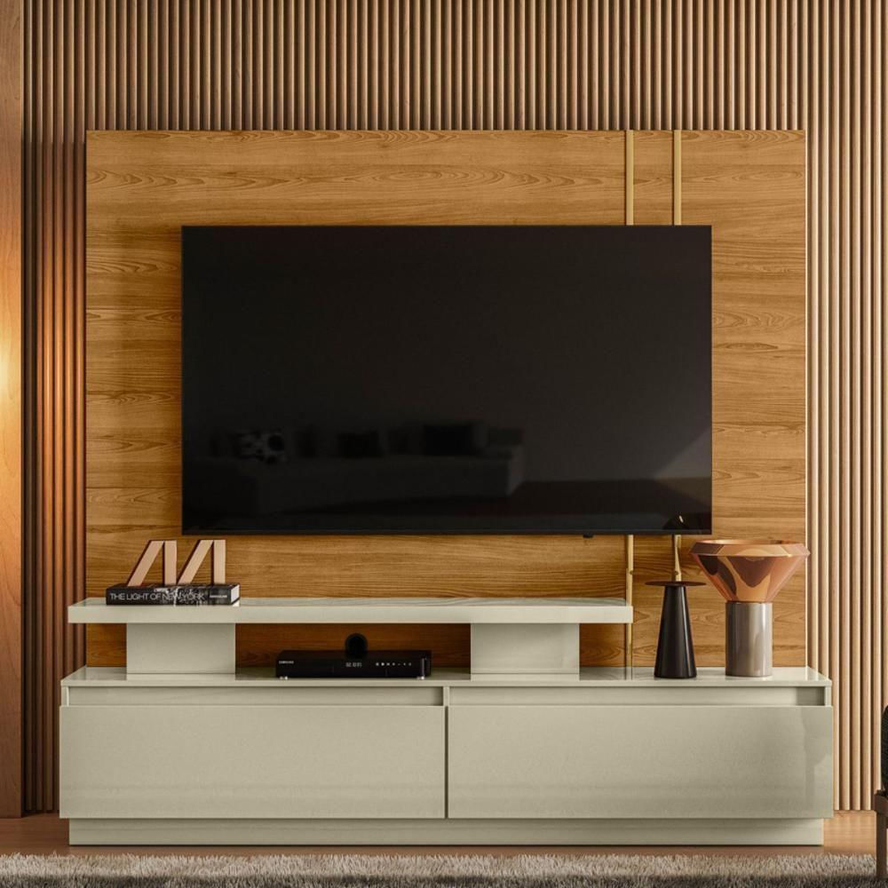 Home Painel Tv Emberfall Cumaru Opala