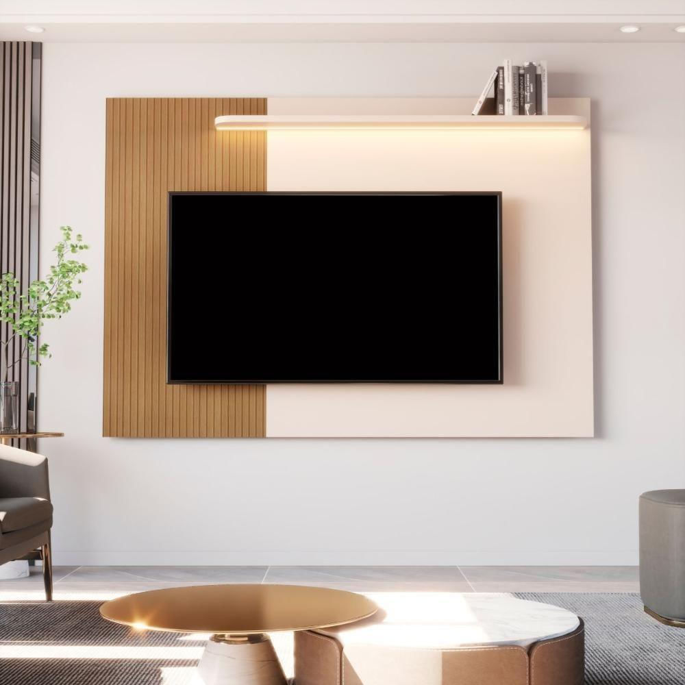 Home Para Tv 70 Polegadas Andalucia Off White Elmo