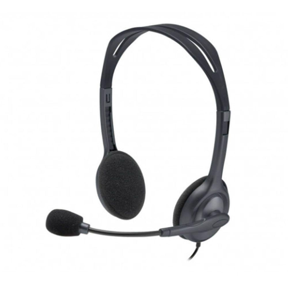 Fone De Ouvido C/Microfone Logitech P2 -981-000612 Preto