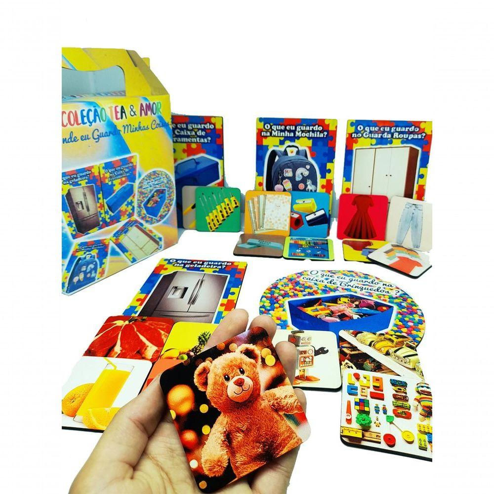 Jogo Cognitivo Plus Para Autistas Aprendendo A Guardar Minhas Coisas No Lugar