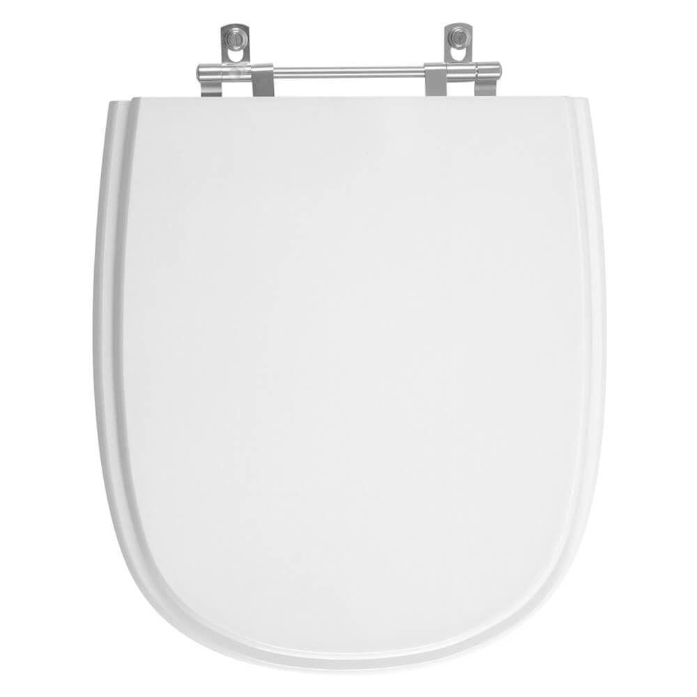 Tampa De Vaso Poliéster Sabatini Branco Para Louça Icasa