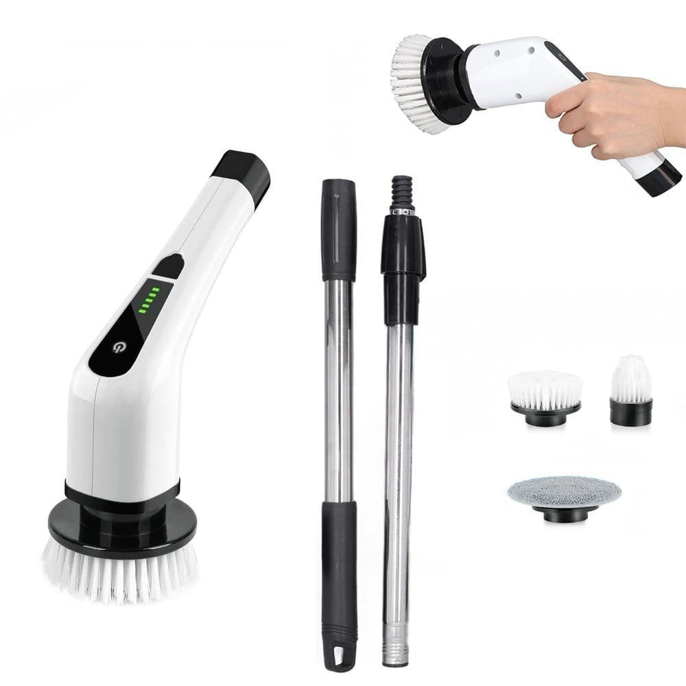Escova De Limpeza Eletrica Sem Fio 25w Bateria Recarregavel Limpeza Esfregao Giratorio