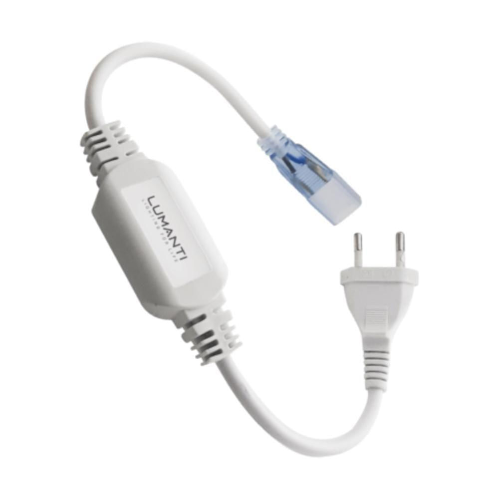 Cabo De Força Para Fita Led Achatada 2 Fios 16mm - Lumanti Bivolt