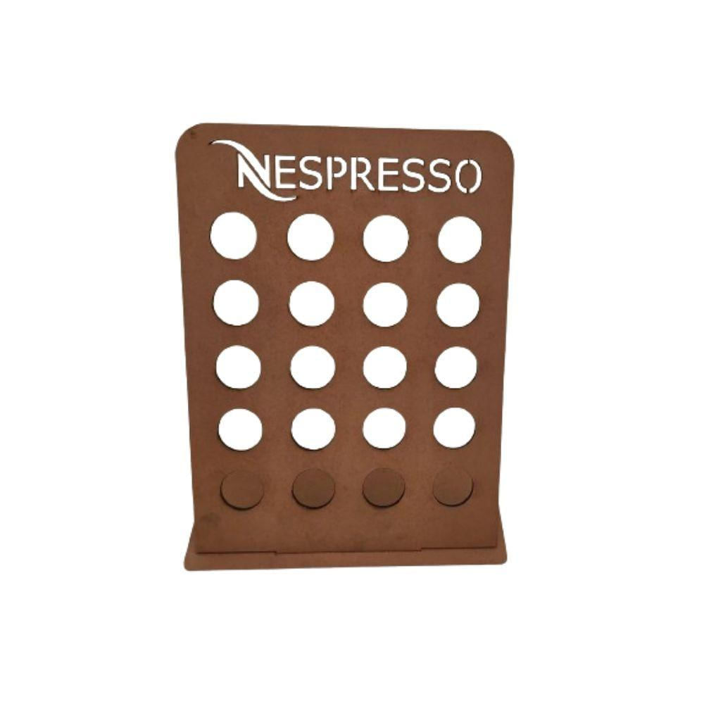 Porta Cápsulas Nespresso Grande Mdf Natural [f031]