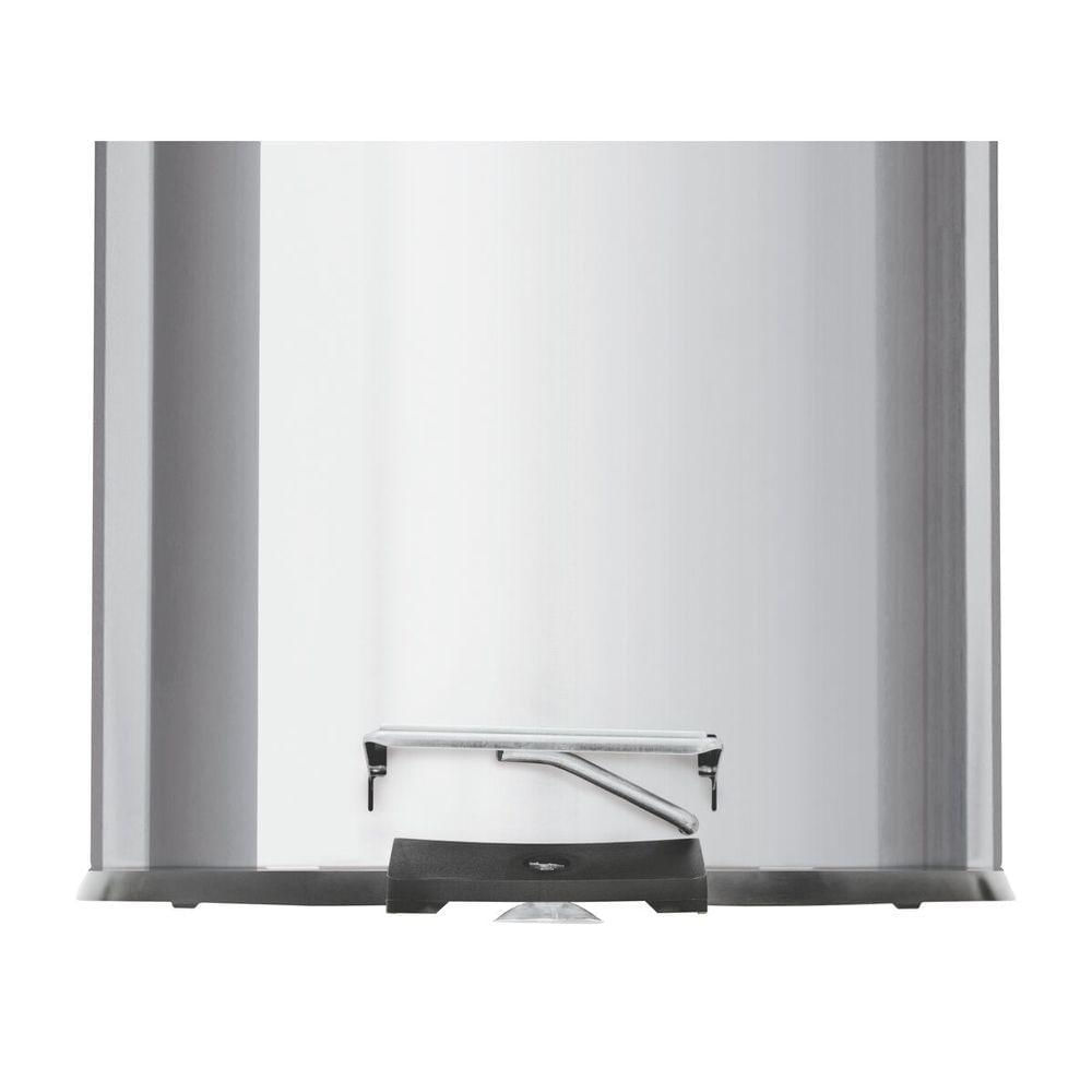 Lixeira Com Pedal Tramontina Brasil Em Aço Inox Com Balde Interno 20 L
