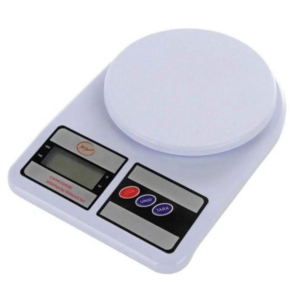 Balança Digital Para Cozinha Dieta E Nutrição Pesa Até 10kg único