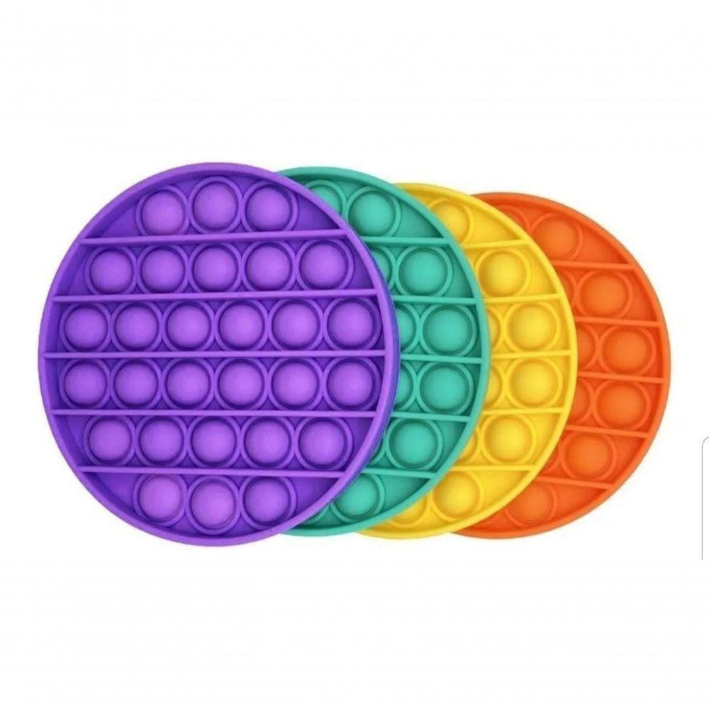 Pop It Fidget Toy , Empurre Pop Bubble Fidget Sensorial