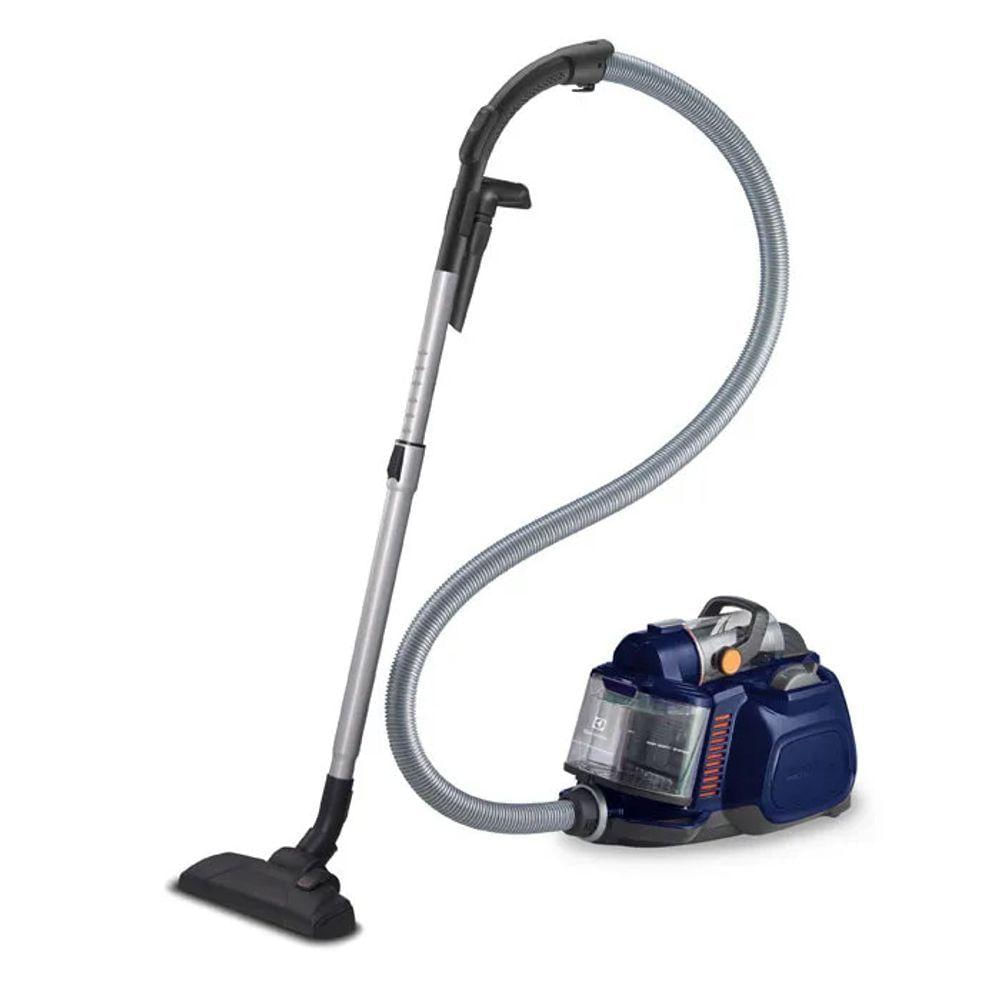 Aspirador De Pó Sem Saco Electrolux 1200W Cyclonic Silencioso Com Filtro Hepa Azul CY01 220V