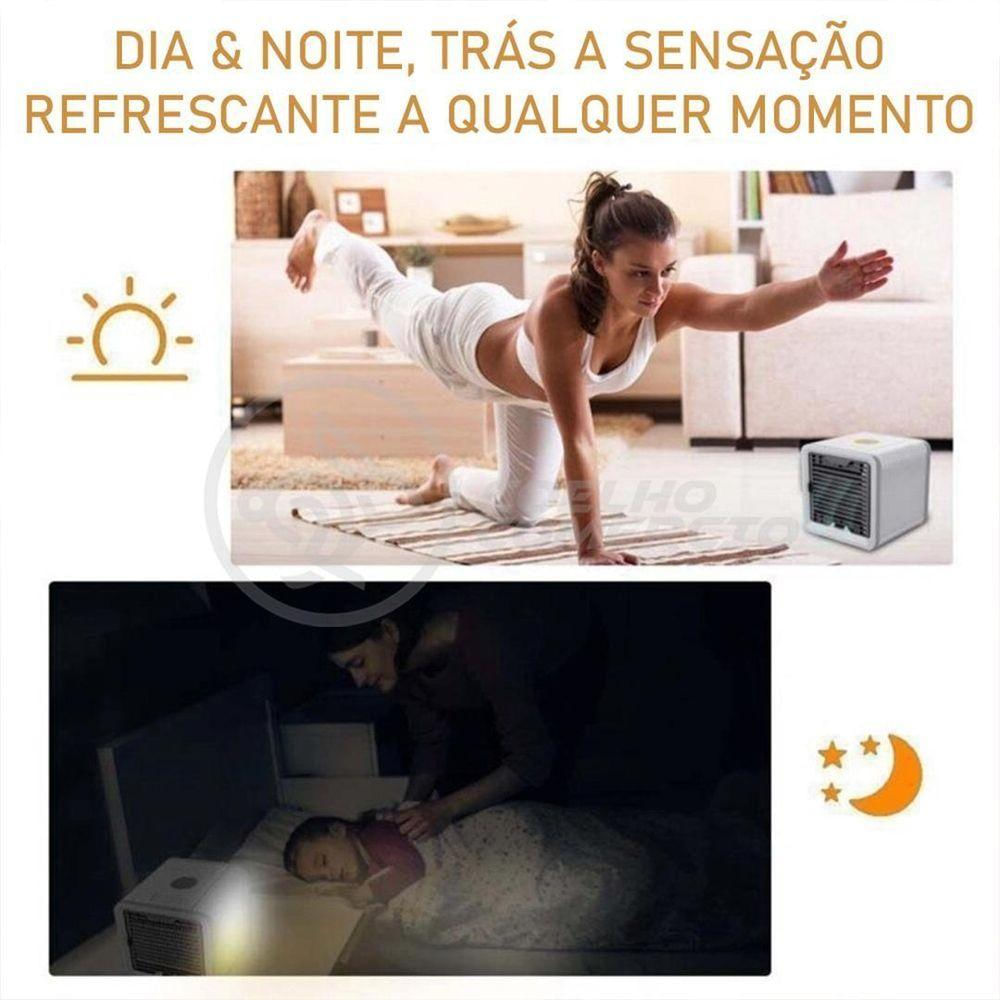 Mini Ar Condicionado Climatizador Humidificador Portátil Arctic Air Cooler 3 Velocidades