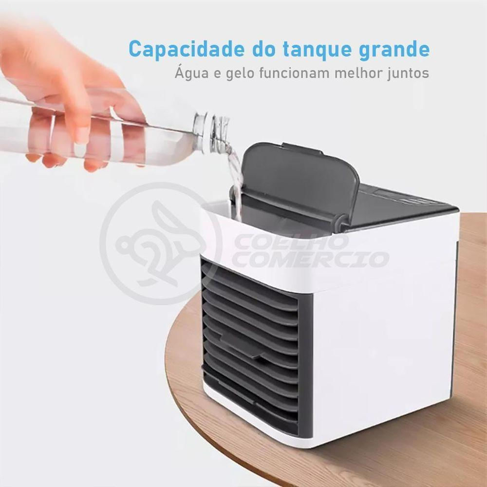 Mini Ar Condicionado Climatizador Humidificador Portátil Arctic Air Cooler 3 Velocidades