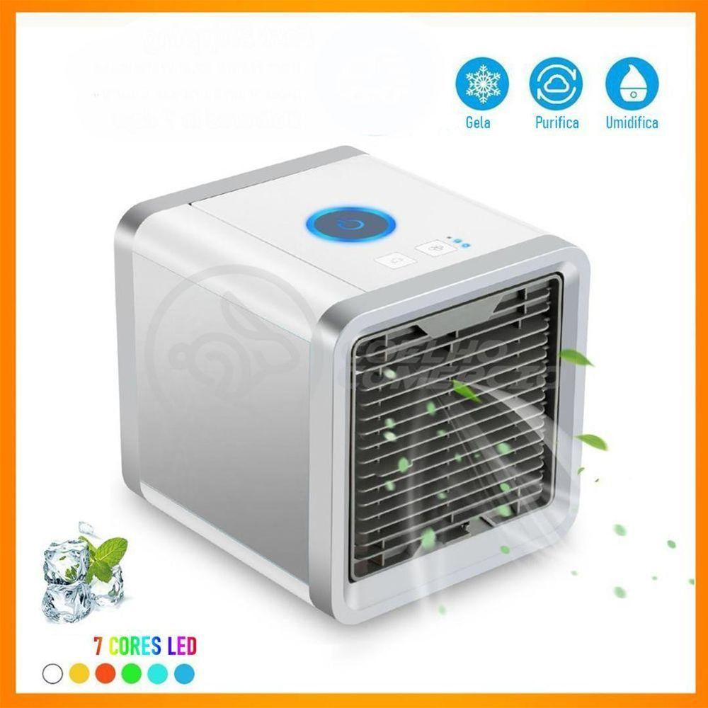 Mini Ar Condicionado Climatizador Humidificador Portátil Arctic Air Cooler 3 Velocidades
