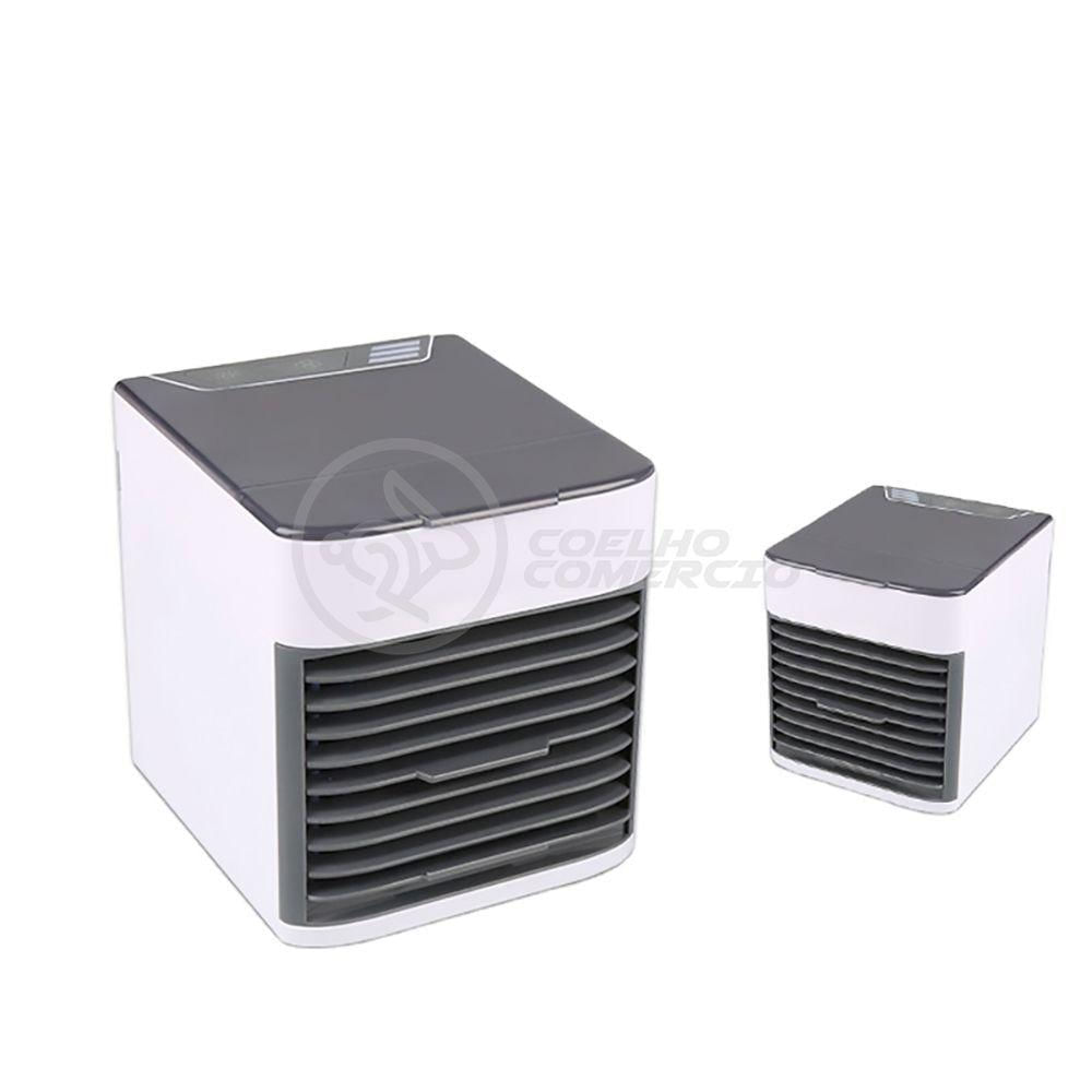 Ar Condicionado Portátil Arctic Air Cooler Umidificador Climatizador Luz Led 7 Cores Rgb