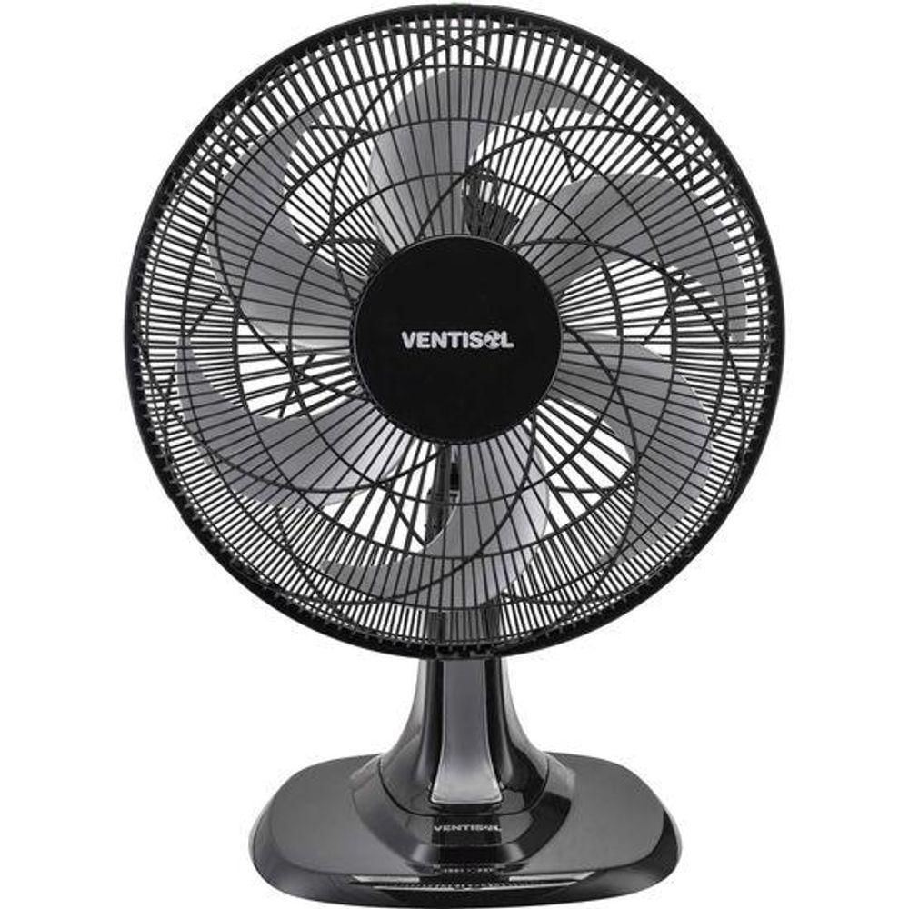 Ventilador De Mesa Ventisol Turbo 6 40cm Preto-cinza 127v f002