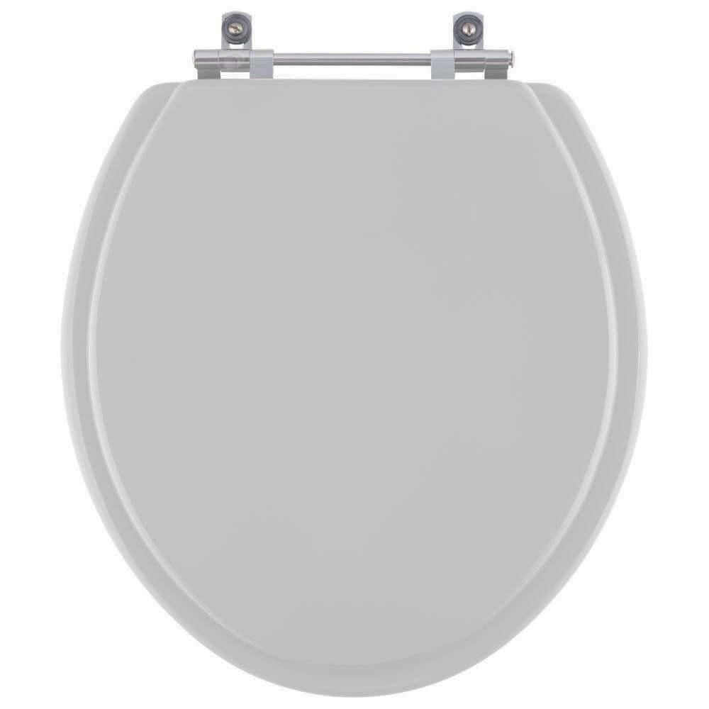 Tampa De Vaso Sanitário Buzios Cinza Claro Para Louça Hervy
